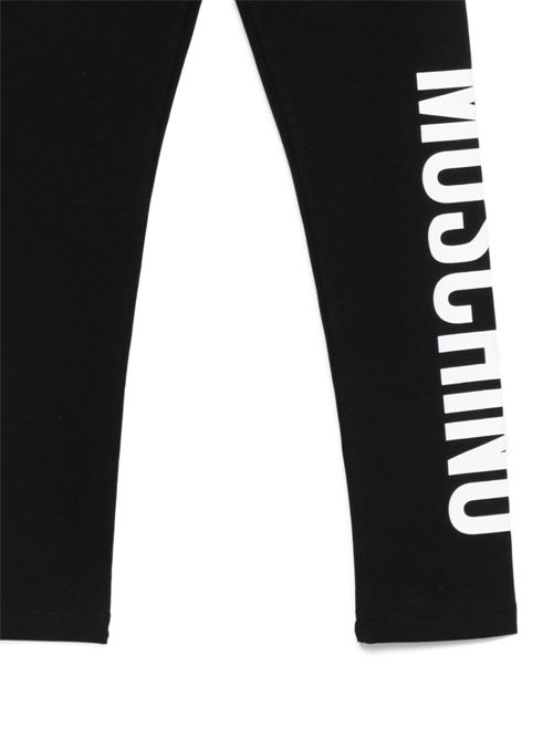 Leggings bambina Moschino basic neri MOSCHINO KID-TEEN | HDP075LBA0060100